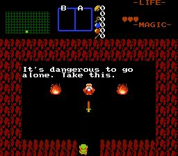 Link needs that sword...
